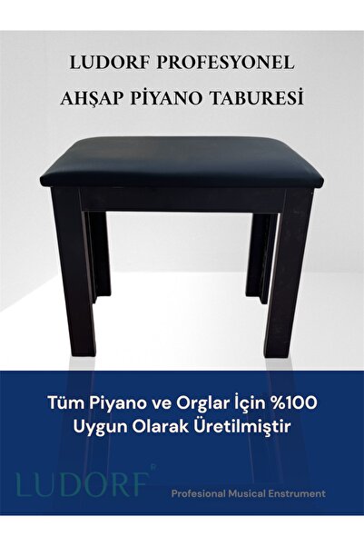 Ludorf Ahşap Piyano Taburesi Piyano ve Org İle Uyumlu