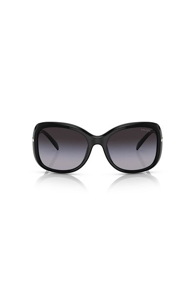Prada Women Rectangular Sunglasses- Pr 04zs - Lense Size:57mm - Black