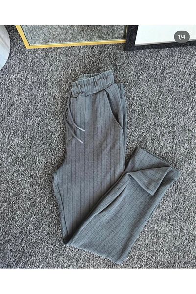 NewCabin New Season Premium Crepe υφασμάτινο παντελόνι Unisex με λεπτομέρεια