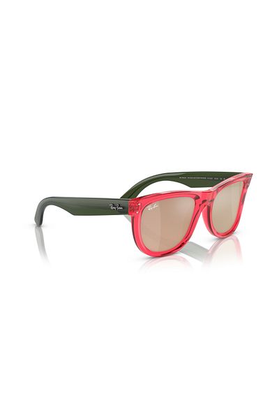 Ray-Ban Ray Ban Unisex Square Sunglasses- Rb R0502s - Lense Size:50mm - Transparent Red