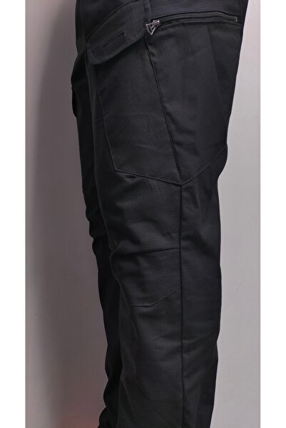 BeyzDenim Black Ripstop Summer Tactical Cargo Pants