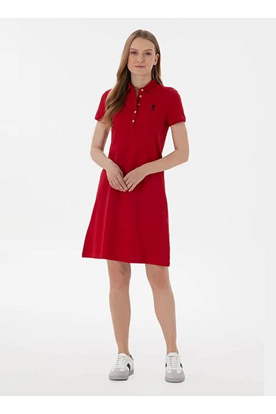 U.S. Polo Assn. Dress - Red - Basic