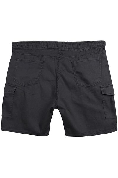 tambattal Plus Size Cargo Pocket Lycra Lace-Up Denim Shorts (Wide Comfortable Fit)