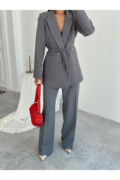 mydukkan.co Waist Binding Line Blazer Jacket