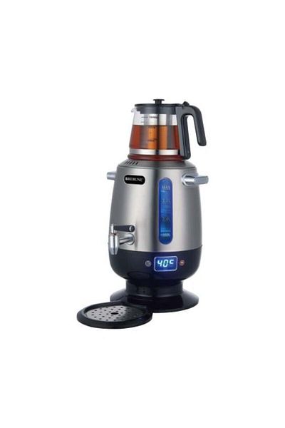 rebune Electric Water Kettle With Teapot, 3.5 Liters, 2200w - Stainless Steel - Re-1-141