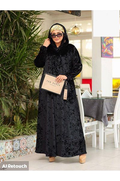 ماركة غير محددة Cap & Abaya - Black