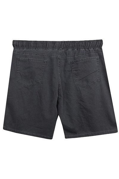 tambattal Plus Size Lycra Lace-Up Denim Shorts (Wide Comfortable Fit)