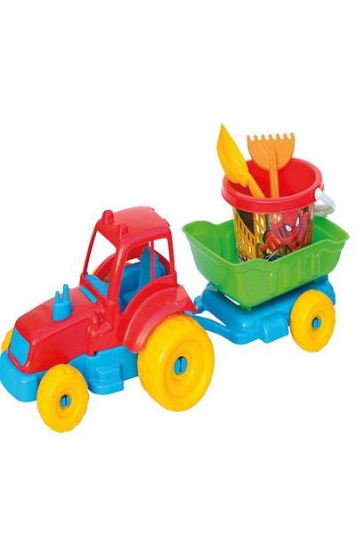 a v d a Spider-Man Tractor Shovel Bucket Beach Set Sand Bucket