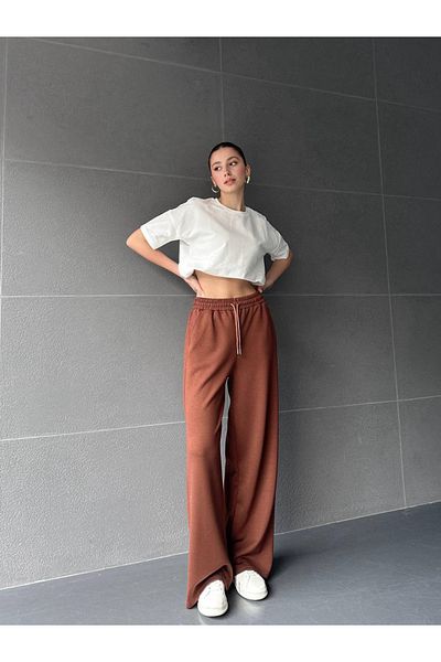 HR Collection Γυναικείο παντελόνι Modal Palazzo