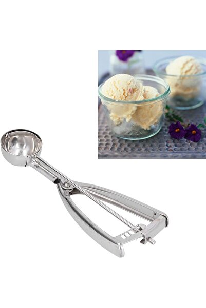 HZL HOME ملعقة آيس كريم من الفولاذ المقاوم للصدأ، ملعقة قطف الفاكهة، ملعقة كو...