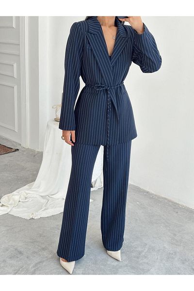 mydukkan.co Waist Binding Line Blazer Jacket