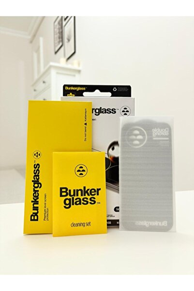 Store BunkerGlass Iphone 16 Pro Uyumlu Double Strong Yüksek Kaliteli Ekran Ko...