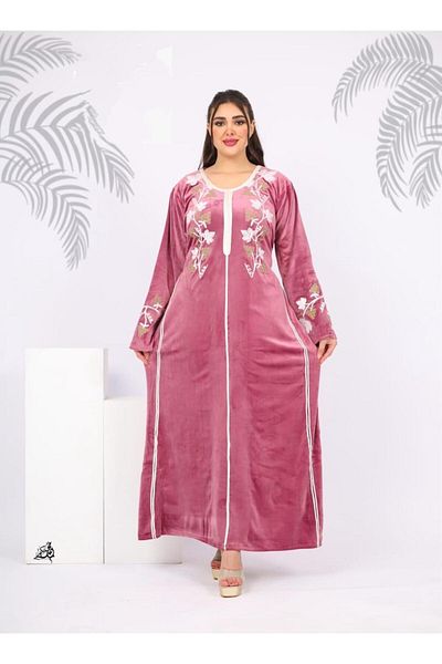 ماركة غير محددة Cap & Abaya - Pink