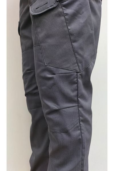 BeyzDenim بنطلون تكتيكي ليكرا رمادي مقاس كبير