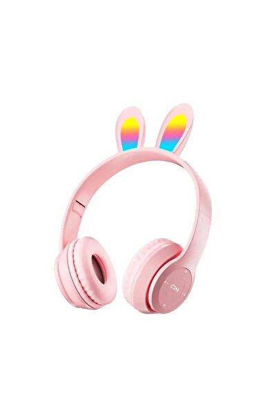 Genel Markalar Pempe Tavşan Kulaklı Kablosuz Bluetooth Kulaklıklar | Renkli L...