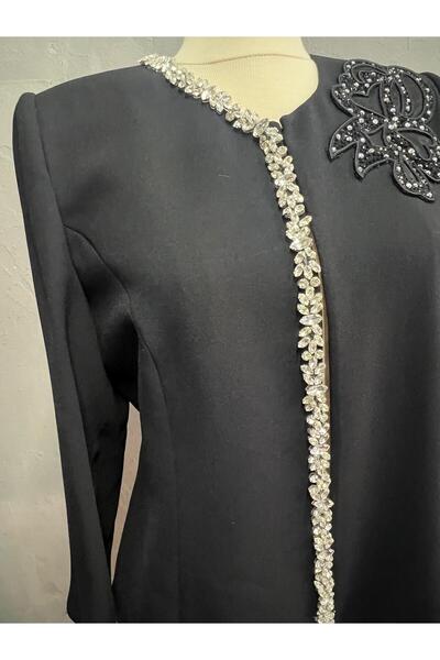 WeddingShopStone Kristal Taşlı Ütüyle Yapışan Aplik Şerit Işıltılı Zarafet: -...