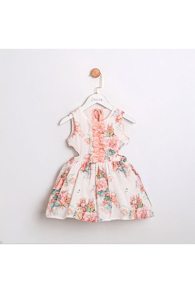 ministok July Cut Out Detailed Girl's Dress