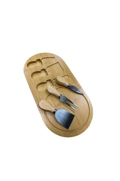 costurera Wooden Cheese Cutting and Presentation Set