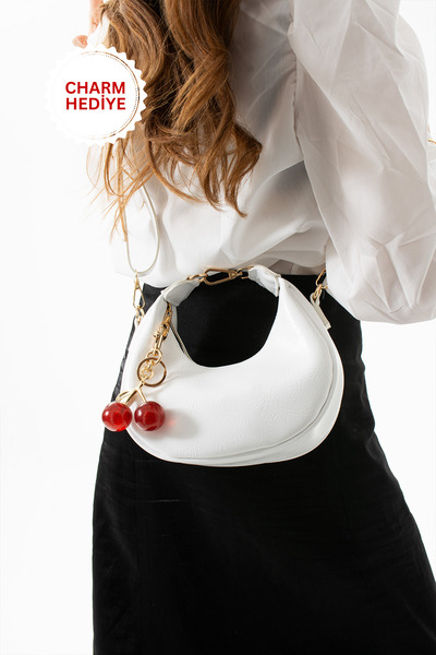 Çanta Trend White charm gift women's hand and shoulder bag