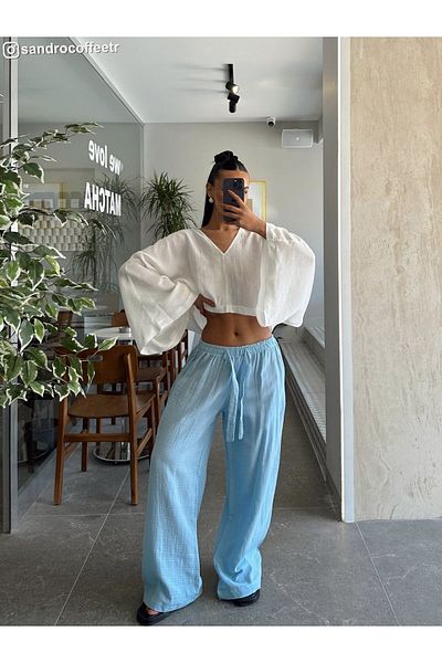 mydukkan.co Muslin Fabric Trousers