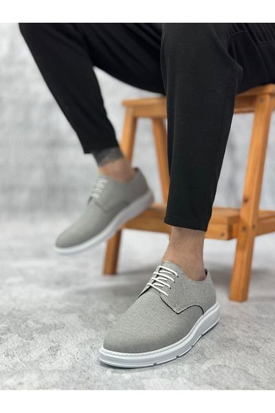 Arda Business Shoes - Gray - Flat