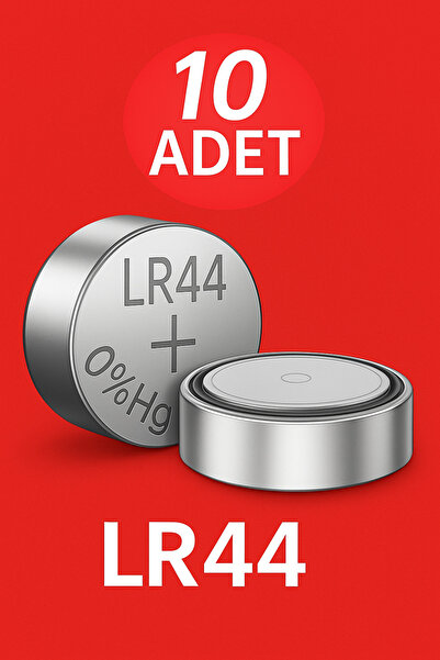 ANI OFİS KIRTASİYE A K 10 Adet Lr44 Alkalin Ag13 Düğme Para Pil (Terazi-saat-...