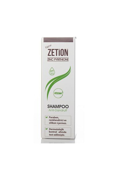ZETİON Olive Anti-Dandruff Shampoo - Zinc Frithione - pH 5.5 - 200 ml