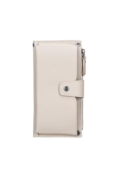 Bouletta Lozan Leather Strap Wallet - Beige
