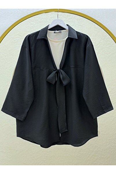 Modamorfo Літній кімоно з застібкою спереду - чорний