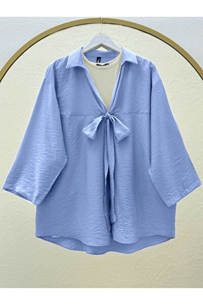 Modamorfo Літній кімоно з застібкою спереду - Синій