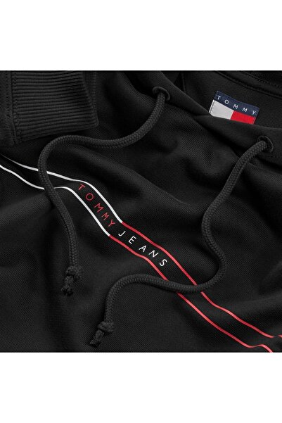 Tommy Hilfiger Ανδρικό μαύρο φούτερ TJM REG ENTRY GRAPHIC HOODIE EXT - DM0DM20847