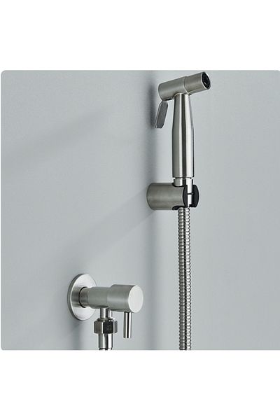 Blackswan Design Bidet faucet, Blackswan, Type M11, nickel model, for cold water, size 12 cm