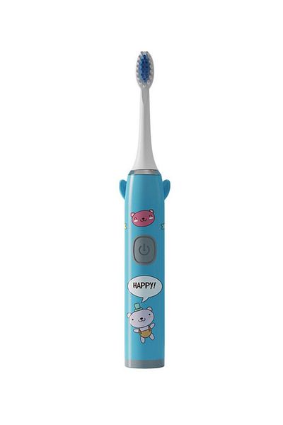 ABYZ Electric Toothbrush For Children With 2 Heads, Usb Charging, Blue Color