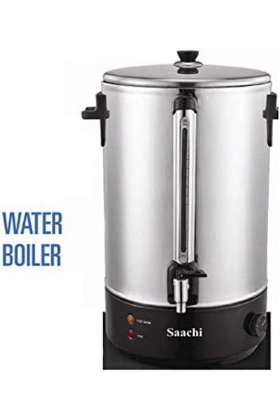 SAACHİ Saachi 40L Stainless Steel Electric Water Boiler with Adjustable Temperature Control and Non-Drip Ta
