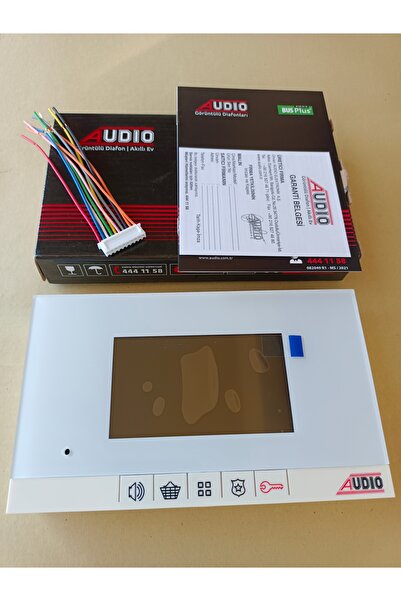 AUDİO Audio 001198b Görüntülü Diafon Şubesi 4.3 '' Inç / Diyafon Mekanik Butonlu