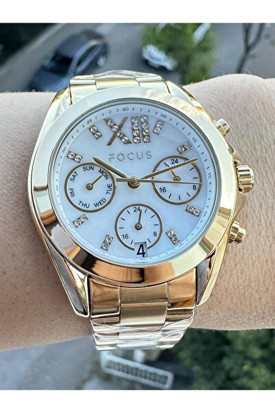 Focus DUAL TİME AKTİF GÖSTREGELER KOMPLE ÇELİK SPOR ŞIK KULLANIMA UYGUN KADIN...