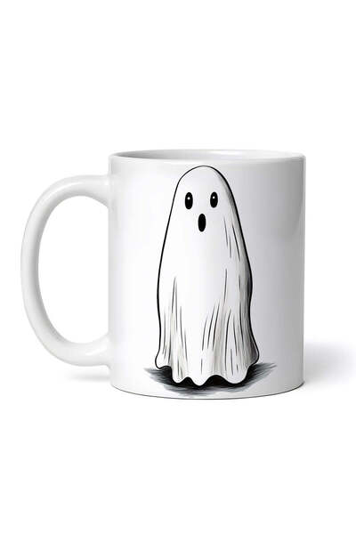 OEM Cană albă personalizată, White Ghost, INOVATIX®. 330ml