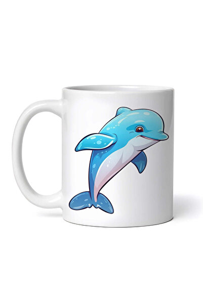 OEM Personalized White Mug, Tomas The Dolphin, Inovatix®. 330ml