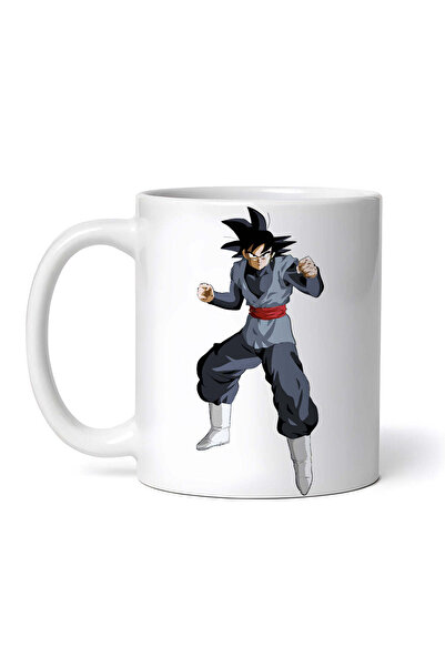 OEM Cană albă personalizată, Dragon Ball Goku fighting position 2, INOVATIX®....