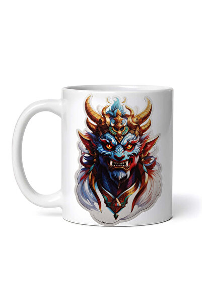 OEM Cană albă personalizată, Demon Paimon, INOVATIX®. 330ml