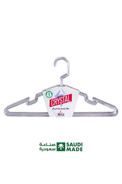 Kanz Crystal Clothes Hangers (72 pieces/carton) Transparent Color