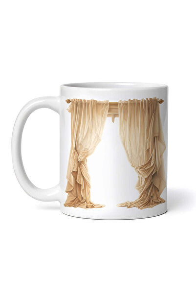 INOVATIX Personalized White Mug, Beige Upholstery, Inovatix®. 330ml