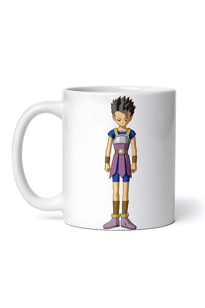 OEM Cană albă personalizată, Dragon Ball Kyabe nervos, INOVATIX®. 330ml