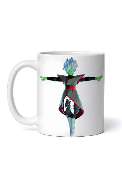 OEM Cană albă personalizată, Dragon Ball Zamasu Levitation, INOVATIX®. 330ml