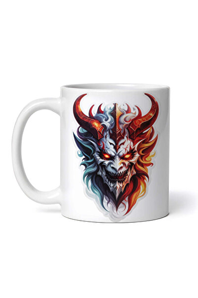 OEM Cană albă personalizată, Demon Valac, INOVATIX®. 330ml