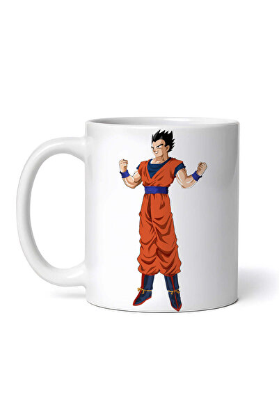 OEM Cană albă personalizată, Dragon Ball Gohan nervos, INOVATIX®. 330 ml