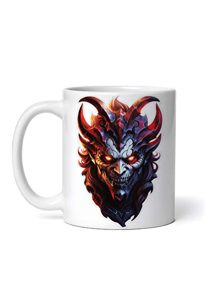 OEM Cană albă personalizată, Demon Valac, INOVATIX®. 330ml