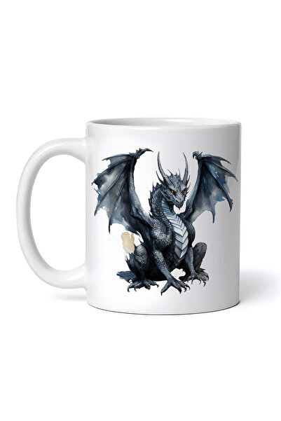 OEM Cană albă personalizată, Dragon Monstru, INOVATIX®. 330ml