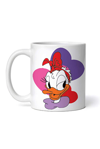 OEM Cană albă personalizată, frumoasa Daisy Duck cu bandă pentru cap, INOVATI...