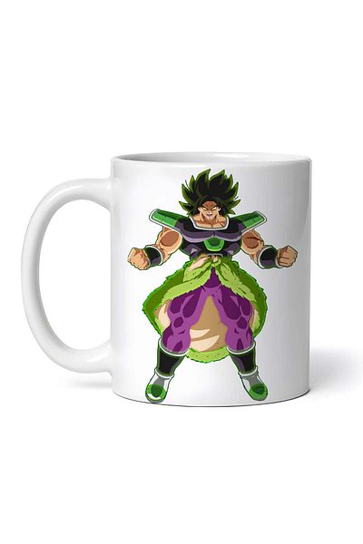 OEM Cană albă personalizată, Dragon Ball Broly, INOVATIX®. 330 ml